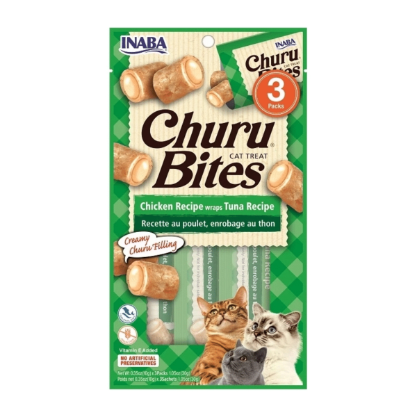 Churu Bites Chicken Recipe Wraps Tuna 30 Gr