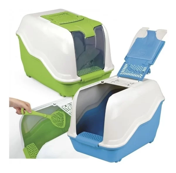 Netta Sanitario Para Gato Con Puerta Y Filtro